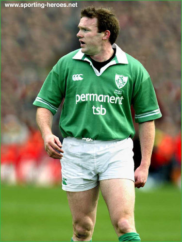 John Kelly - Ireland (Rugby) - International  Rugby Union Caps.