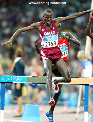 Musa Amer - Qatar - Fourth in 3000m Steeplechase at 2004 Olympics.