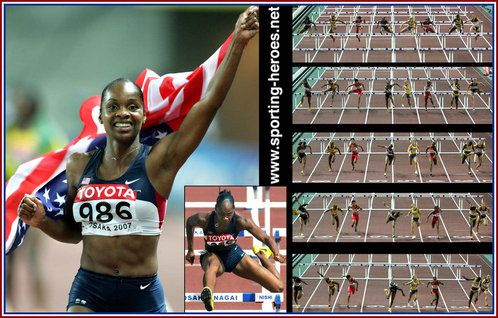 Michelle Perry - U.S.A. - 2005 & 2007 World Championships 100mh Champion.