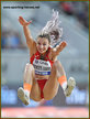 Nastassia MIRONCHYK-IVANOVA - Belarus - Long jump silver medal at 2019 World Championships.