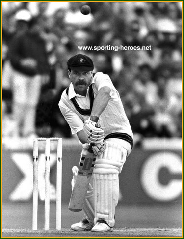 David Boon - Australia - Test Record v Pakistan