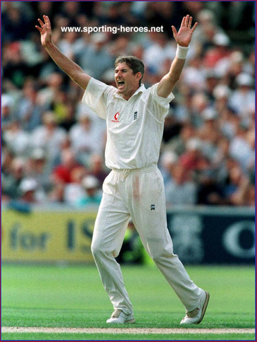 Andy Caddick - England - Test Record v New Zealand