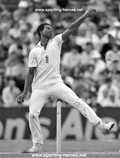 Norman Cowans - England - International Test Cricket career for England.