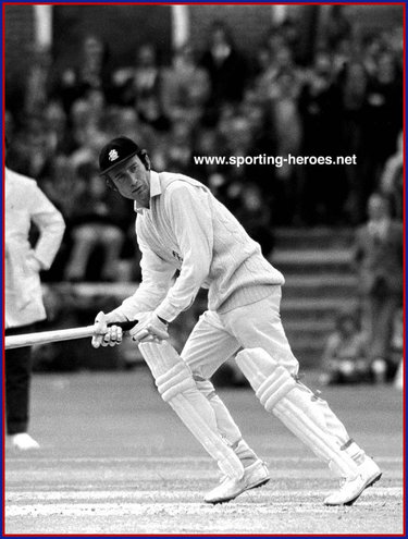 Keith Fletcher - England - Test Record v India