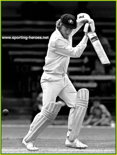 Kim Hughes - Australia - Test Record v India & Pakistan.