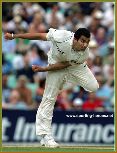 Zaheer Khan - India - Test Record v Australia