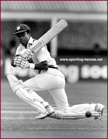 Gus Logie - West Indies - Test Record v Pakistan
