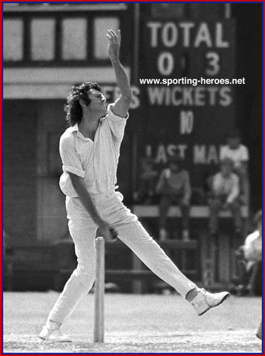 John Snow - England - Test Record v India & New Zealand.