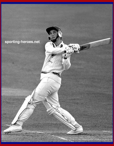 James Whitaker - England - Test record for England.