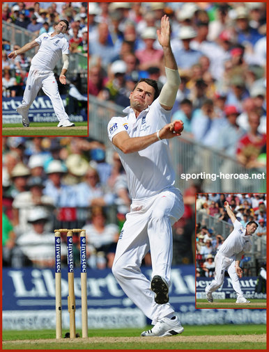 James Anderson - England - Test Record v Australia. 2006-2018.