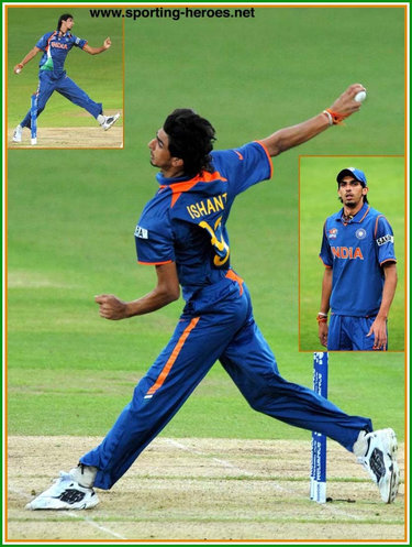 Ishant Sharma - India - Test Record (Part 1) 2007-2009