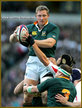 Johan ACKERMANN - South Africa - International Rugby Union Caps.