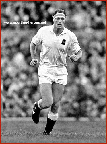 Paul Ackford - England - International Rugby Union Caps for England.
