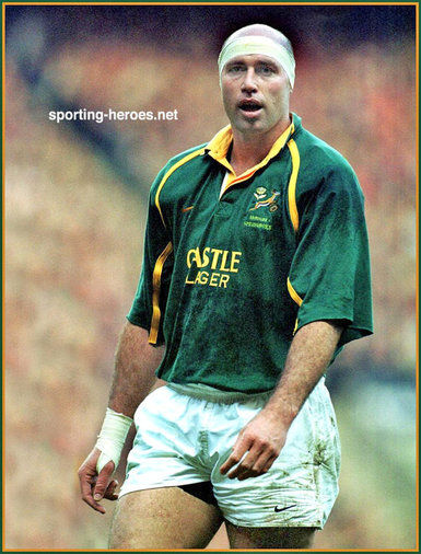 Mark Andrews - South Africa - International rugby union caps for South Africa.