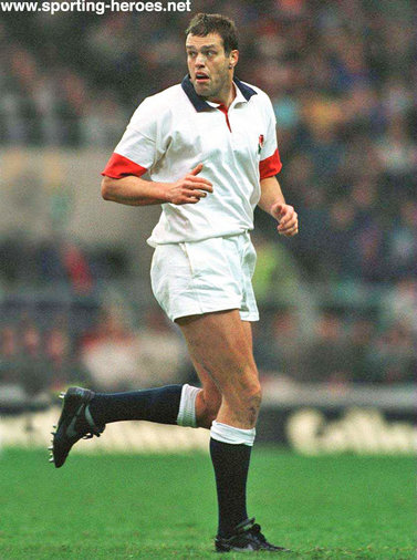 Martin Bayfield - England - International Rugby Caps for England.