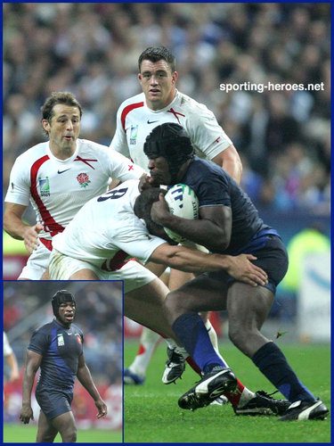 Serge Betsen - France - Coupe du Monde 2007 Rugby World Cup.