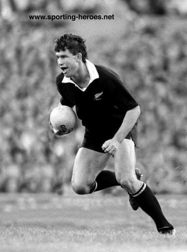 Mike Brewer - New Zealand - International rugby matches for The All Blacks.