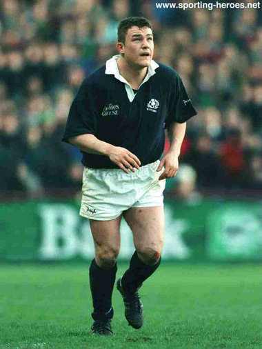 Gordon Bulloch - Scotland - International Rugby Union Caps for Scotland.