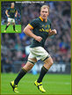 Schalk BURGER - South Africa - International Rugby Union Caps.