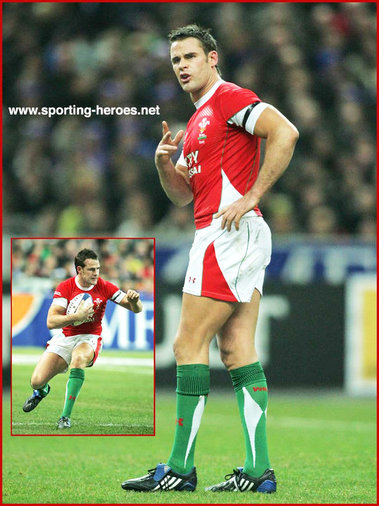 Lee Byrne - Wales - Welsh International rugby caps.