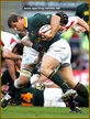 Deon CARSTENS - South Africa - International Rugby Union Caps.