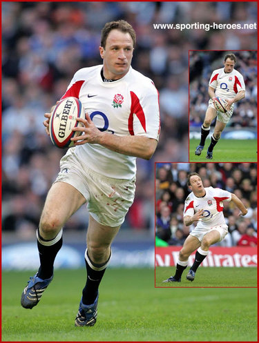Mike Catt - England - International Rugby Caps for England. 2001-2007.