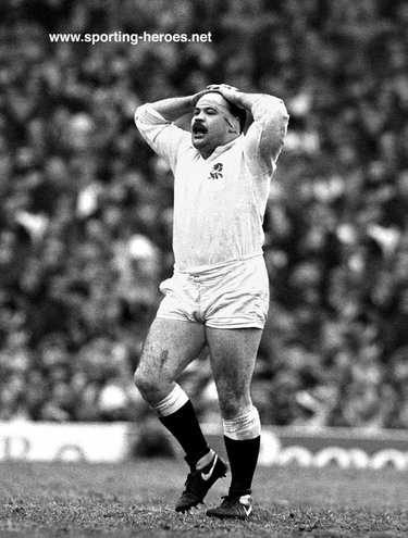 Gareth Chilcott - England - International Rugby Union Career for England.