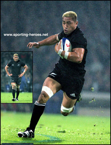 Jerry Collins - New Zealand - New Zealand International Rugby Caps.