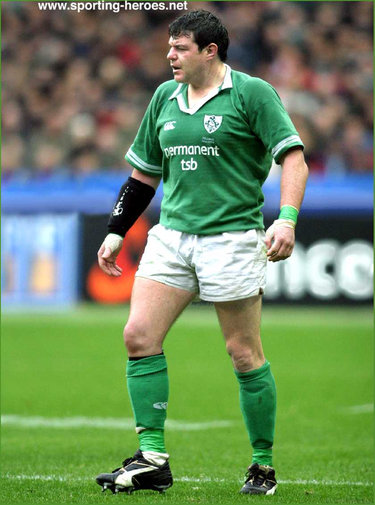 Reggie Corrigan - Ireland (Rugby) - International Rugby Union Caps.