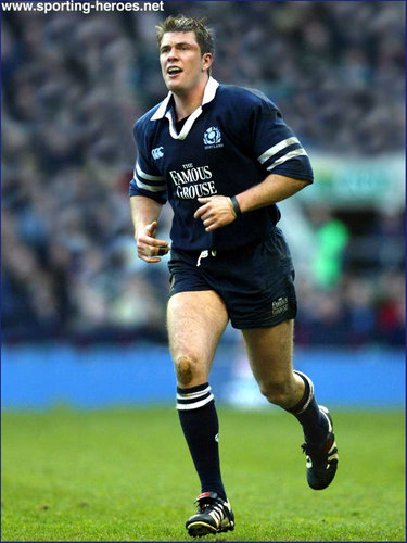 Andrew Craig - Scotland - International  Rugby Union Caps.