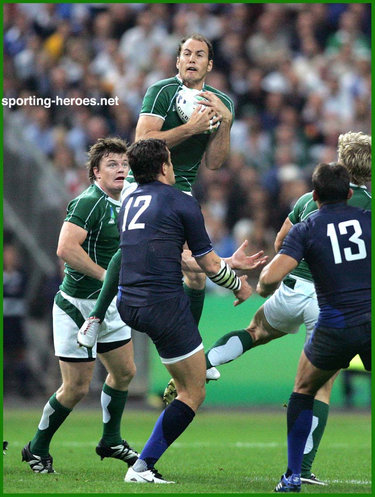 Girvan Dempsey - Ireland (Rugby) - 2007 World Cup