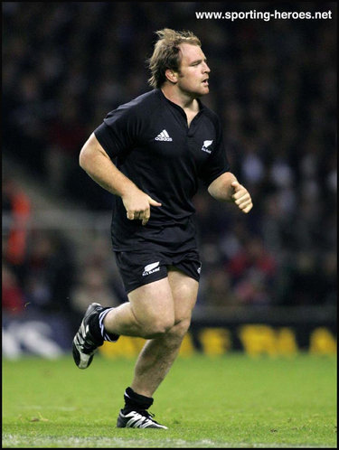 Clarke Dermody - New Zealand - International rugby union caps.