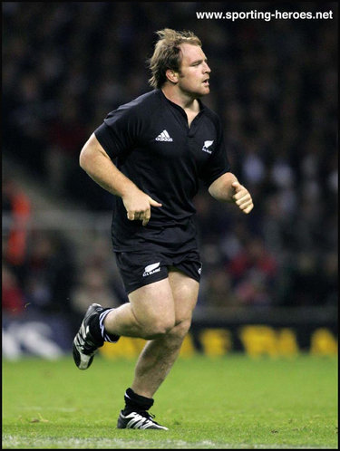 Clarke Dermody - New Zealand - International rugby union caps.