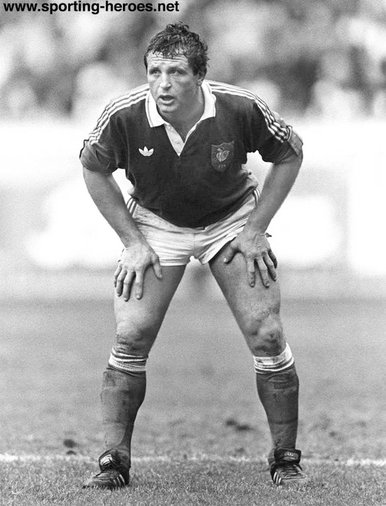 Daniel Dubroca - France - International Rugby Union Caps.