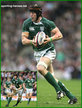 Simon EASTERBY - Ireland (Rugby) - Irish International Rugby Caps.