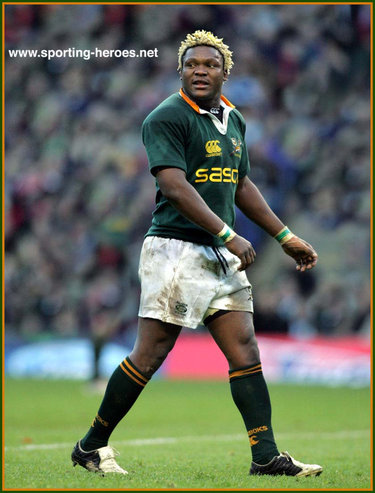 Kabamba Floors - South Africa - International  Rugby Union Caps.