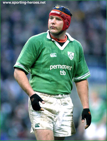 Anthony Foley - Ireland (Rugby) - Irish International Rugby Caps.