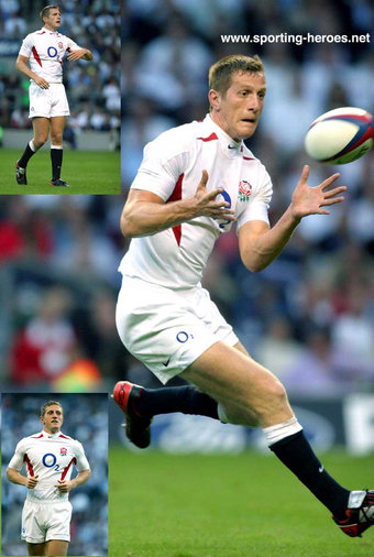 Will Greenwood - England - International  Rugby Union Caps.