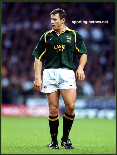 Trevor Halstead - South Africa - International rugby caps.