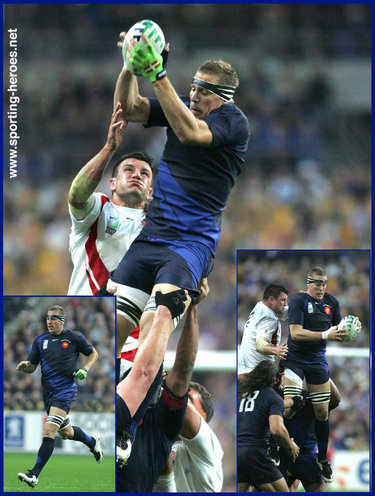 Imanol Harinordoquy - France - Coupe du Monde 2007 World Cup.