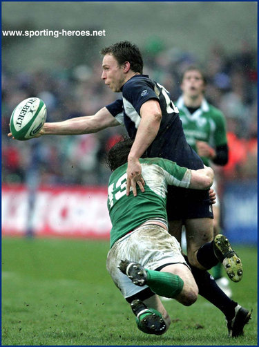 Andrew Henderson - Scotland - Scottish International Rugby Caps.