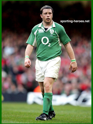 Marcus Horan - Ireland (Rugby) - Irish International  Rugby Caps.