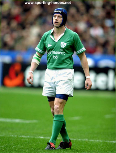Tyrone Howe - Ireland (Rugby) - International  Rugby Union Caps.