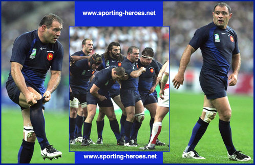 Raphael Ibanez - France - Coupe du Monde 2007 Rugby World Cup.