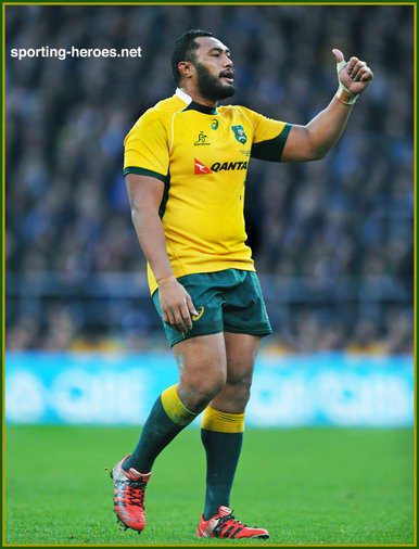 Sekope Kepu - Australia - International rugby union caps. 2008-2016