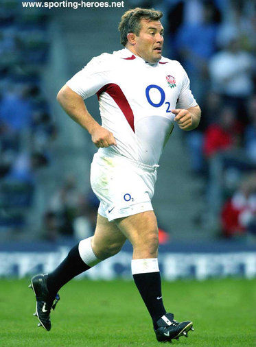 Jason Leonard - England - English International Rugby Caps.
