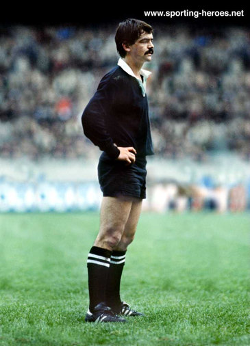 Dave Loveridge - New Zealand - International rugby union caps.