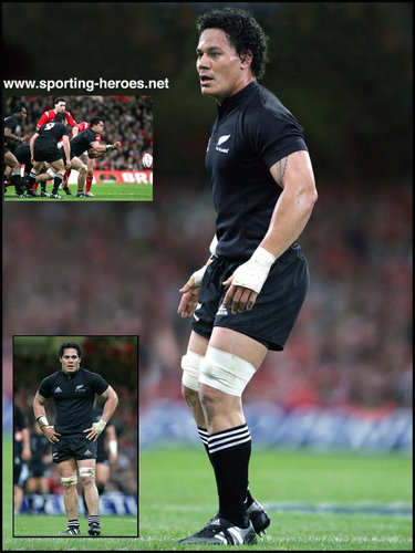Chris Masoe - New Zealand - International Rugby Union Caps