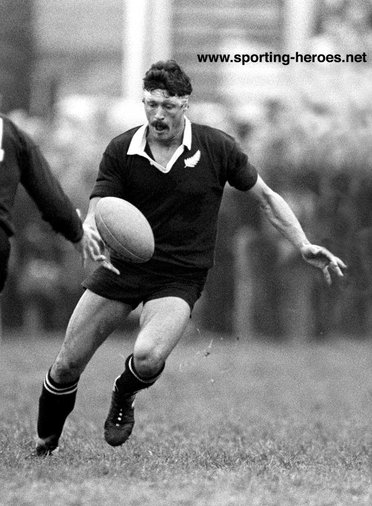 Murray Mexted - New Zealand - Biography of his International rugby career for The All Blacks