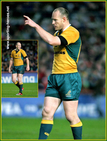 Stirling Mortlock - Australia - International  Rugby Union Caps.